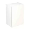Kitchen Kit Rigid Slab 500mm Wall Cabinet - Super Gloss - White - Pre-Assembled - RKKF0013