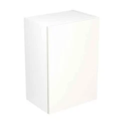 Kitchen Kit Rigid Slab 500mm Wall Cabinet - Super Gloss - White - Pre-Assembled - RKKF0013
