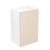 Kitchen Kit Rigid Slab 450mm Wall Cabinet - Ultra Matt - Cashmere - Pre-Assembled - RKKF0640