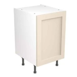 Kitchen Kit Rigid Shaker 500mm Base Cabinet - Ultra Matt - Cashmere - Pre-Assembled - RKKH0603