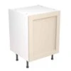 Kitchen Kit Rigid Shaker 600mm Base Cabinet - Ultra Matt - Cashmere - Pre-Assembled - RKKH0604