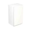 Kitchen Kit Rigid J-Pull 400mm Wall Cabinet - Super Gloss - White - Pre-Assembled - RKKJ0012