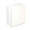 Kitchen Kit Rigid J-Pull 600mm Wall Cabinet - Super Gloss - White - Pre-Assembled - RKKJ0014