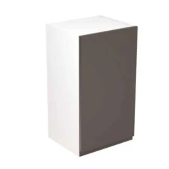 Kitchen Kit Rigid J-Pull 400mm Wall Cabinet - Ultra Matt - Graphite - Pre-Assembled - RKKJ0912