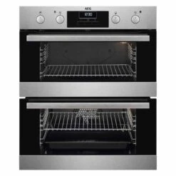 AEG DUB331110M Built Under Double Electric Oven - Stainless Steel