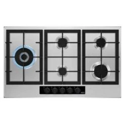 AEG HGB95522YM 90cm Gas Hob - Stainless Steel