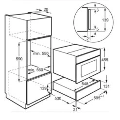 AEG KDK911424M 14cm Warming Drawer - Black Glass & Stainless Steel -Home Kitchen l a lae99006 5