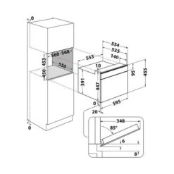 Hotpoint MP 996 IX H B/I Combi Microwave & Grill - Stainless Steel -Home Kitchen l h lho7107 3
