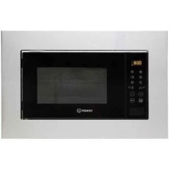 Indesit MWI120GXUK Built-In Microwave And Grill - Stainless Steel