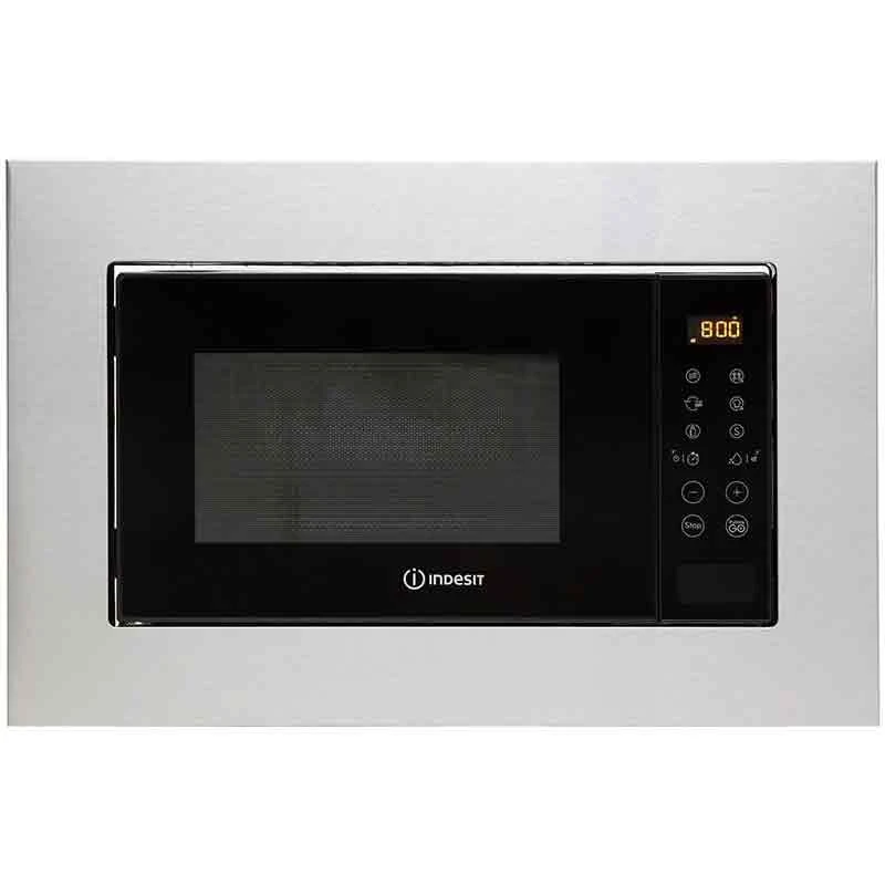 Indesit MWI120GXUK Built-In Microwave And Grill - Stainless Steel 1 Indesit MWI120GXUK Built-In Microwave And Grill - Stainless Steel
