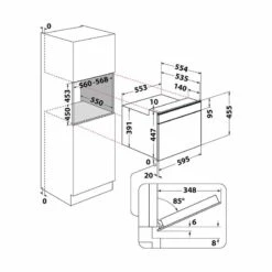 Whirlpool W7 MW461 UK Built-In Combi Microwave & Oven - St/Steel 17 Whirlpool W7 MW461 UK Built-In Combi Microwave & Oven - St/Steel -Home Kitchen l w lwh2051 6