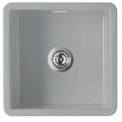 Thomas Denby Metro 1 Bowl Ceramic Medium Bowl Kitchen Sink - Sea Mist - MET1040G