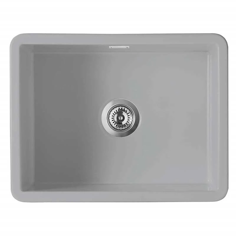 Thomas Denby Metro 1 Bowl Ceramic Large Bowl Kitchen Sink - Sea Mist - MET1050G 1 Thomas Denby Metro 1 Bowl Ceramic Large Bowl Kitchen Sink - Sea Mist - MET1050G