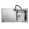 Rangemaster Michigan 1 Bowl Stainless Steel Kitchen Sink - MG9501/