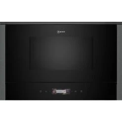 Neff N70 NL4WR21G1B Built In Microwave - Black With Graphite Grey Trim