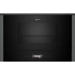 Neff N70 NR4GR31G1B Built In Microwave And Grill - Black With Graphite Grey Trim