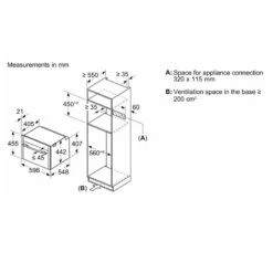 Neff N90 C24MS31G0B Bulit In Compact Electric Oven & Microwave With Home Connect - Black With Graphite Grey Trim -Home Kitchen n e neff n90 c24ms31g0b compact oven and microwave dimensions