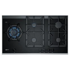 Neff N90 T29TS79N0 90cm Gas On Glass Hob - Black