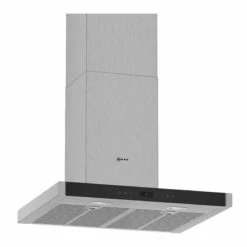 Neff N70 D65BMP5N0B 60cm Box Design Chimney Cooker Hood - Stainless Steel