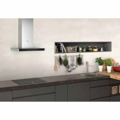 Neff N70 D65BMP5N0B 60cm Box Design Chimney Cooker Hood - Stainless Steel -Home Kitchen n e neff d65bmp5n0b 4