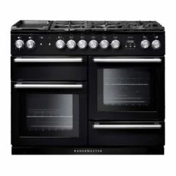 Rangemaster Nexus 110cm Dual Fuel Cooker - Black - NEX110DFFBL/C