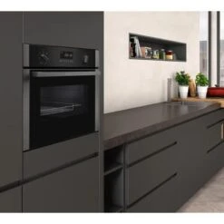 Neff N50 C1AMG84G0B Built-In Compact Combi Microwave And Oven - Graphite Grey -Home Kitchen neff n50c1amg84g0b home lifestyle setup
