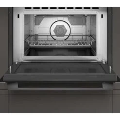 Neff N50 C1AMG84G0B Built-In Compact Combi Microwave And Oven - Graphite Grey -Home Kitchen neff n50c1amg84g0b mounted inner view