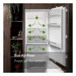 Neff N50 KI5872FE0G Built-In Low Frost 70/30 Fridge Freezer (Fixed Hinge) - White - KI5872FE0G -Home Kitchen neff n50ki5872fe0g eco air flow feature illustration