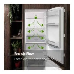 Neff N50 KI7862SE0G Built-In Frost Free 60/40 Fridge Freezer (Sliding Hinge) - White 13 Neff N50 KI7862SE0G Built-In Frost Free 60/40 Fridge Freezer (Sliding Hinge) - White -Home Kitchen neff n50ki7862se0g eco air flow feature illlustration