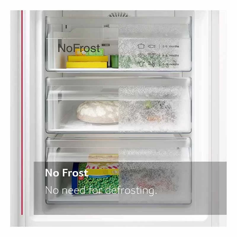 Neff N50 KI7862SE0G Built-In Frost Free 60/40 Fridge Freezer (Sliding Hinge) - White 6 Neff N50 KI7862SE0G Built-In Frost Free 60/40 Fridge Freezer (Sliding Hinge) - White - Image 6