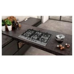 Neff N50 T27BB59N0 75cm Gas Hob - Stainless Steel - T27BB59N0 -Home Kitchen neff t27bb59n0 5