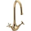 Bristan 1901 Easyfit Monobloc Sink Mixer, Gold - N SNK EF G