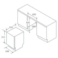 Prima+ F/I 14 Place Dishwasher - PRDW214 -Home Kitchen p r prdw214 1