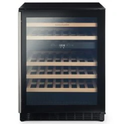 Rangemaster 60CM Dual Zone Wine Cooler - Black - RDZ6046BL/