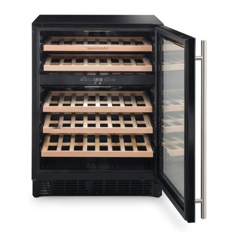 Rangemaster 60CM Dual Zone Wine Cooler - Black - RDZ6046BL/ 2 Rangemaster 60CM Dual Zone Wine Cooler - Black - RDZ6046BL/ - Image 2