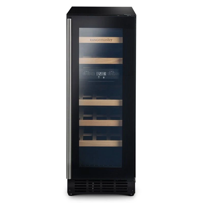 Rangemaster 30CM Dual Zone Wine Cooler - Black - RWC3018BL/ 1 Rangemaster 30CM Dual Zone Wine Cooler - Black - RWC3018BL/