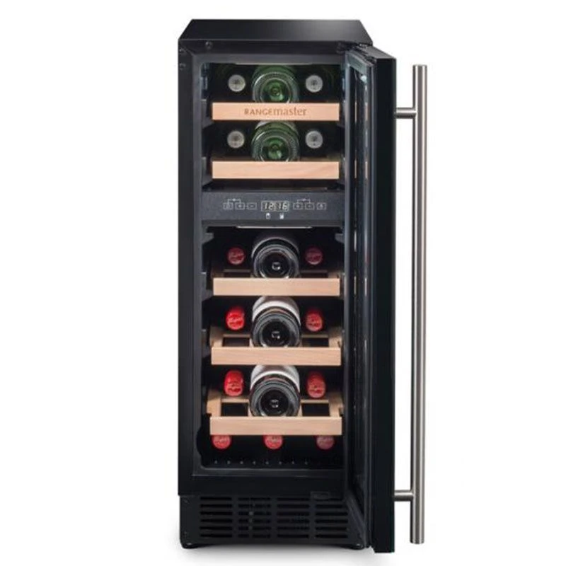 Rangemaster 30CM Dual Zone Wine Cooler - Black - RWC3018BL/ 2 Rangemaster 30CM Dual Zone Wine Cooler - Black - RWC3018BL/ - Image 2
