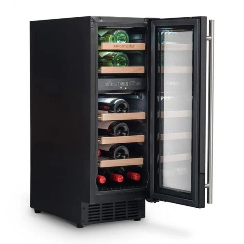 Rangemaster 30CM Dual Zone Wine Cooler - Black - RWC3018BL/ 3 Rangemaster 30CM Dual Zone Wine Cooler - Black - RWC3018BL/ - Image 3