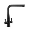 Rangemaster Conical Dual Lever Monobloc Kitchen Tap - Matt Black - TCO1MB/