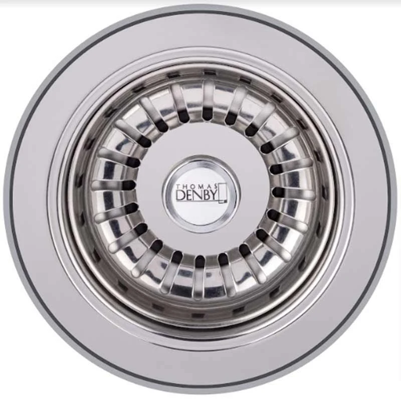 Thomas Denby 1.5 Bowl Kitchen Bowl Deluxe Waste - Chrome - TD15WC 1 Thomas Denby 1.5 Bowl Kitchen Bowl Deluxe Waste - Chrome - TD15WC