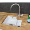 Reginox Tuscany 1.5 Bowl Ceramic Kitchen Sink - Main Bowl Left - TUSCANY