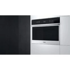 Whirlpool W7 MW461 UK Built-In Combi Microwave & Oven - St/Steel 16 Whirlpool W7 MW461 UK Built-In Combi Microwave & Oven - St/Steel -Home Kitchen whirlpool w7mw461uk front side view