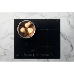 Whirlpool WL S7960 NE 60cm Induction Hob - Black -Home Kitchen whirlpool wls7960ne cooking function setup